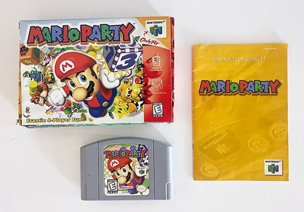 Mario Party - Nintendo 64 - N64 - Complete - Manual - Rare